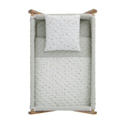 Minicuna madera natural House mint - Imagen 3