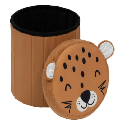 Puf infantil plegable leopardo - Imagen 3