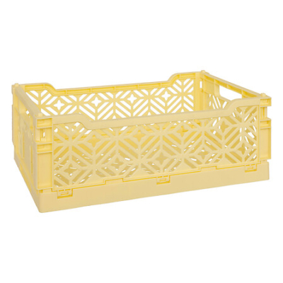 Caja plegable pequeña 30cm amarillo