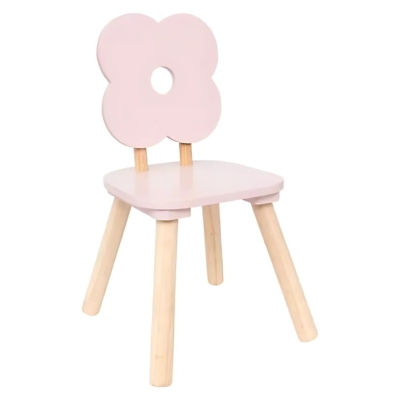 Silla de madera infantil Doucer rosa