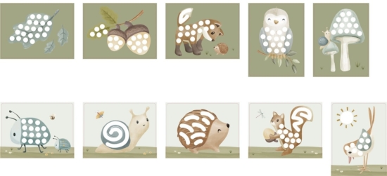 Set pintura dedos Forest Friends - Imagen 7