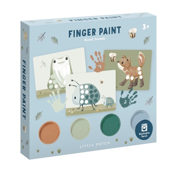 Set pintura dedos Forest Friends