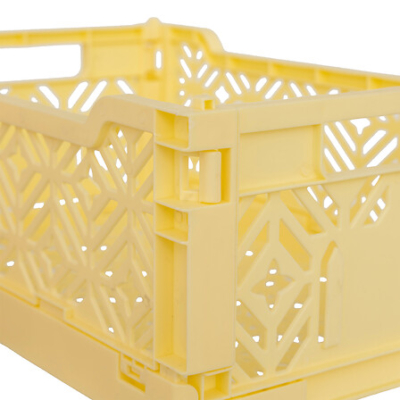 Caja plegable pequeña 30cm amarillo - Imagen 5