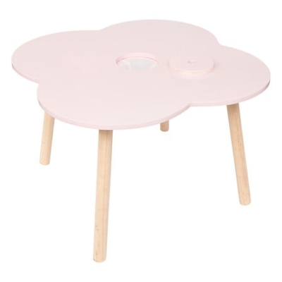 Mesa de madera Douceur rosa - Imagen 7