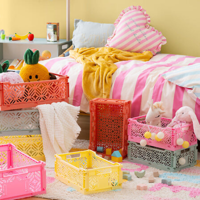 Caja plegable grande 40cm verde - Imagen 2