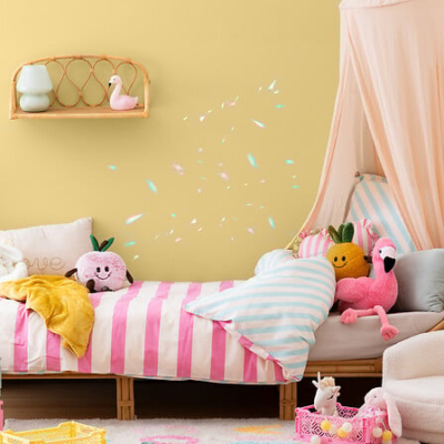 Funda nórdica infantil de cama rayas rosa reversible - Imagen 10