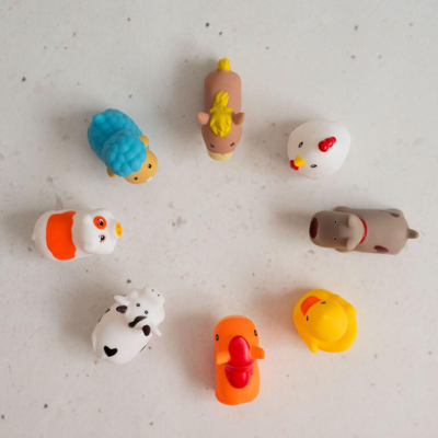 Pack de 4 juguetes de baño Farm - Imagen 2