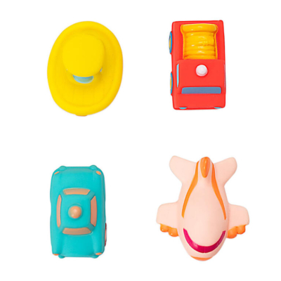 Pack de 4 juguetes de baño Vehículos - Imagen 8