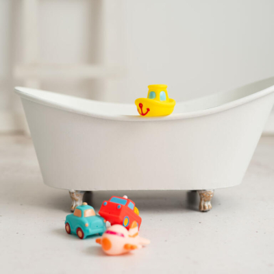 Pack de 4 juguetes de baño Vehículos - Imagen 6