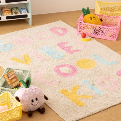 Alfombra infantil Good Vibes 100x150cm