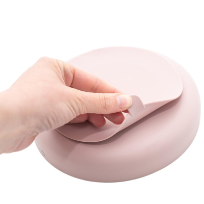 Vajilla 4 Piezas de silicona rosa - Imagen 6