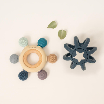 Pack de 2 mordedores Sensori Sili Blue - Imagen 2