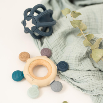 Pack de 2 mordedores Sensori Sili Blue - Imagen 5