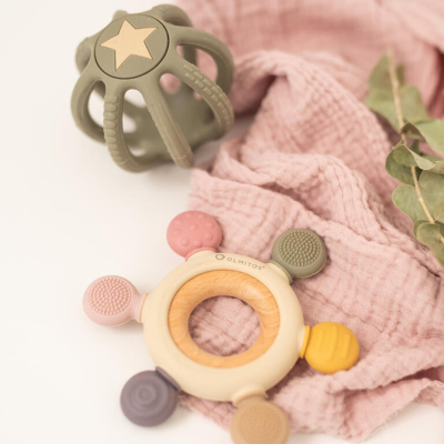 Pack de 2 mordedores Sensori Sili Pink - Imagen 5