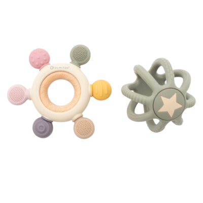 Pack de 2 mordedores Sensori Sili Pink