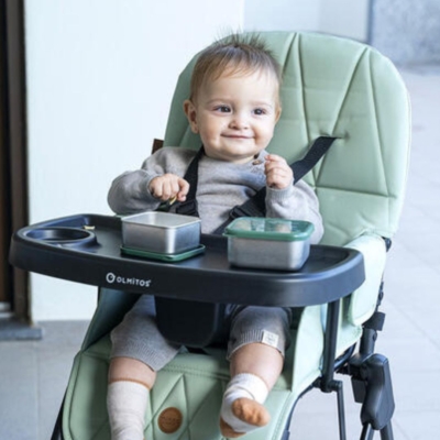 Trona plegable básica Minna verde - Imagen 2