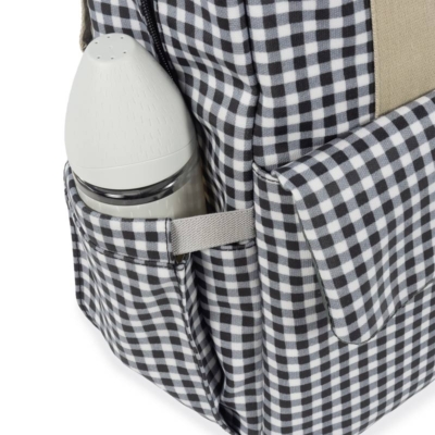 Mochila maternal I Love Vichy Negro - Imagen 10