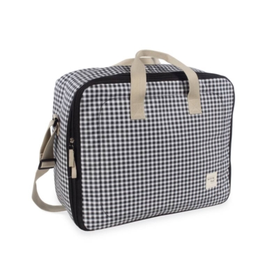 Maleta maternal I Love Vichy Negro - Imagen 4