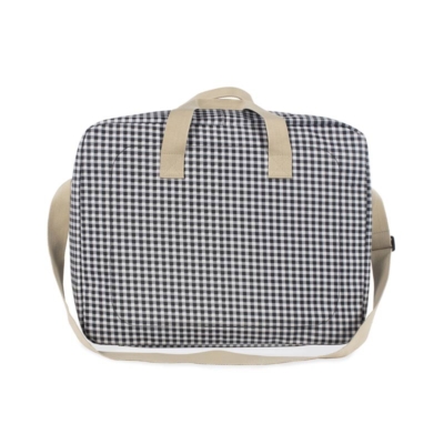 Maleta maternal I Love Vichy Negro - Imagen 6