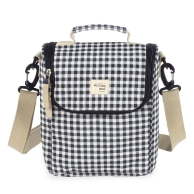 Bolsa Termica Biberones I Love Vichy Negro