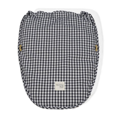 Saco capazo entretiempo 2 en 1 I love vichy negro - Imagen 11