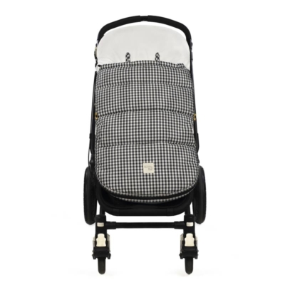 Saco silla invierno I love vichy negro - Imagen 2