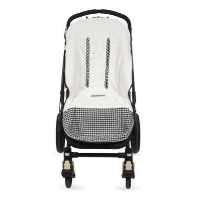 Saco silla invierno I love vichy negro - Imagen 3