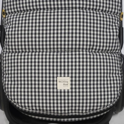 Saco silla invierno I love vichy negro - Imagen 6