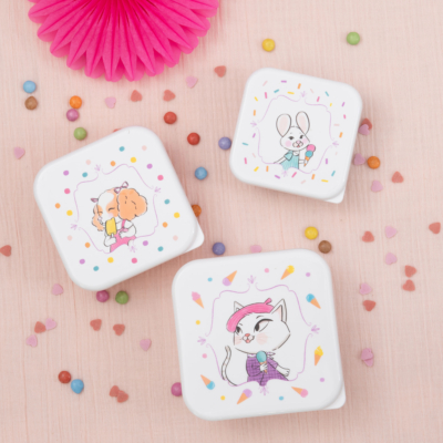 Set de 3 cajitas para alimentos Mia - Imagen 2