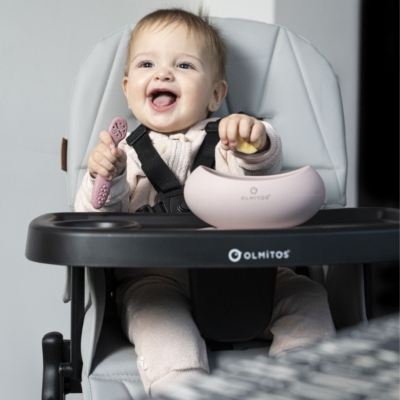 Trona plegable básica Minna gris - Imagen 2