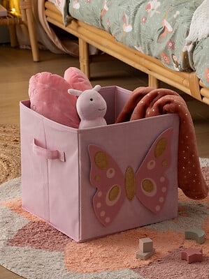 Cubo infantil para juguetes Butterfly - Imagen 3
