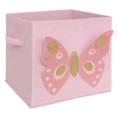 Cubo infantil para juguetes Butterfly