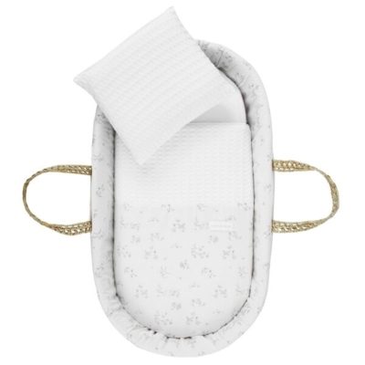 Moisés con patas madera natural Merlo crudo - Imagen 3