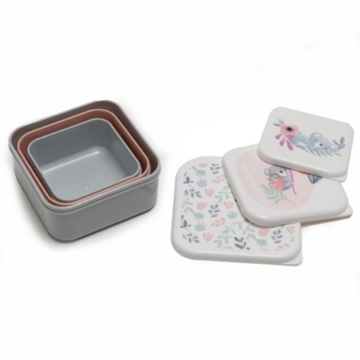 Set de 3 cajitas para alimentos Koala - Imagen 3