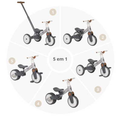 Triciclo evolutivo Fox Grey - Imagen 2