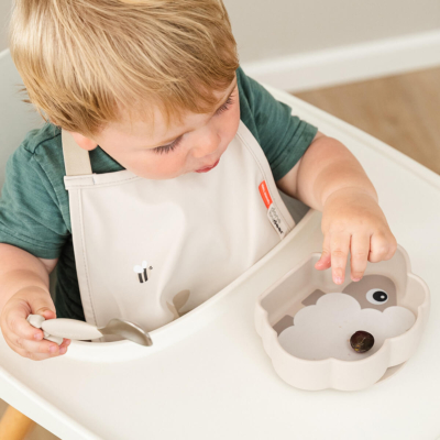 Babero pullover con bolsillo Tiny Farm Sand - Imagen 2