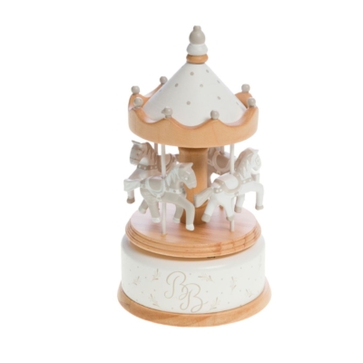 Carrusel musical natural taupe