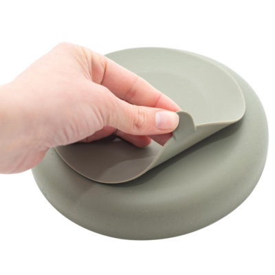 Vajilla 4 Piezas de silicona verde - Imagen 2