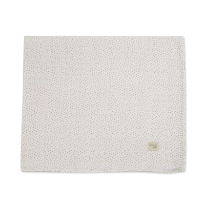 Set de Sábana bajera ajustable para capazo + muselina Mimosa Verde - Imagen 4