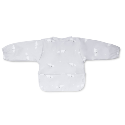 Babero impermeable con mangas Polaris Gris