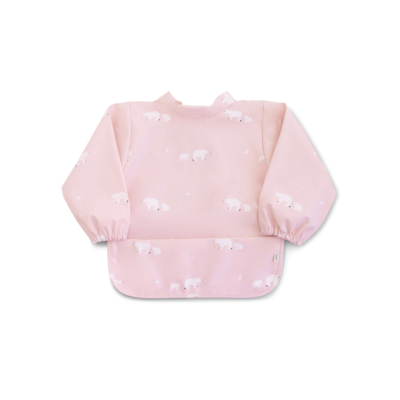 Babero impermeable con mangas Polaris Rosa - Imagen 2