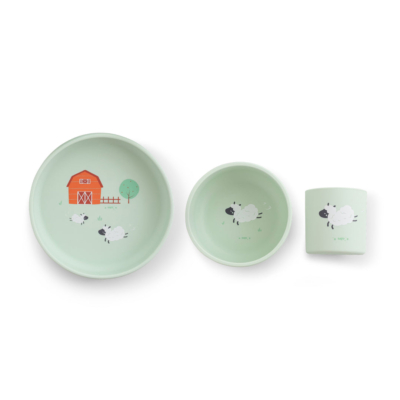 Set de alimentación 3 piezas print Funny Farm - Imagen 3