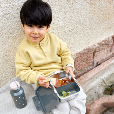 Botella de acero Happy prints azul marino - Imagen 4