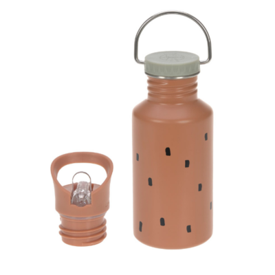 Botella de acero Happy prints caramelo