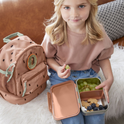 Caja de almuerzo de acero Happy prints caramelo - Imagen 2