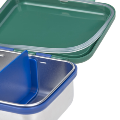 Caja de almuerzo de acero verde arcoiris - Imagen 5