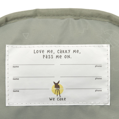 Mini mochila Happy prints azul marino - Imagen 7