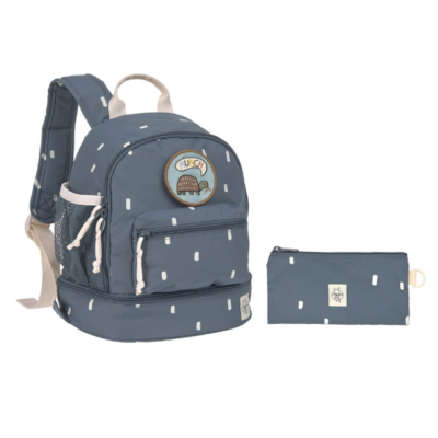 Mini mochila Happy prints azul marino - Imagen 8