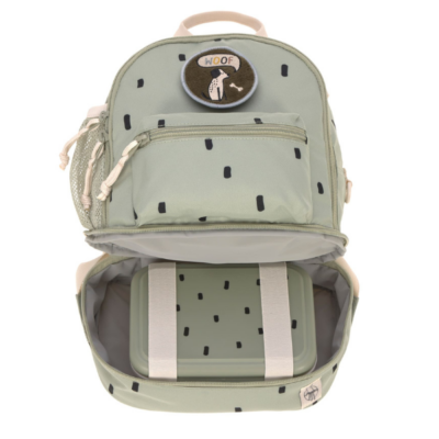 Mini mochila Happy prints verde oliva claro - Imagen 7