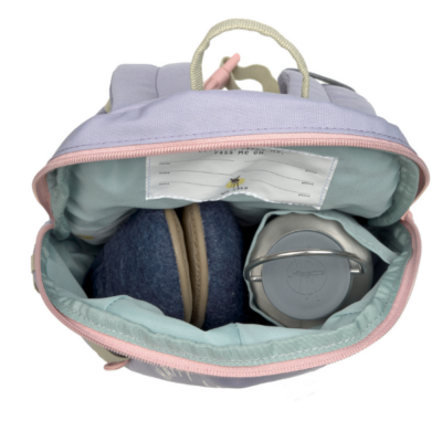 Mochila pequeña arcoiris lila pastel - Imagen 3